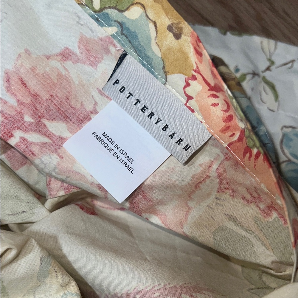 Pottery Barn Floral Duvet Katherine Botanical Cover Set - Full/Queen 2 shams set - Picture 6 of 12